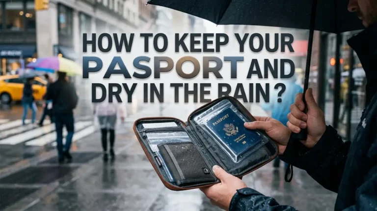 How to Keep Your Passport Safe and Dry in the Rain?