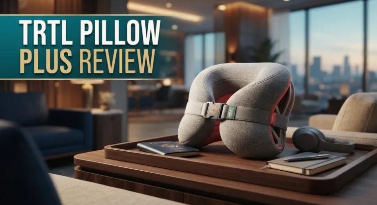 Trtl Pillow Plus Review: Neck Support for Travel and Sleep