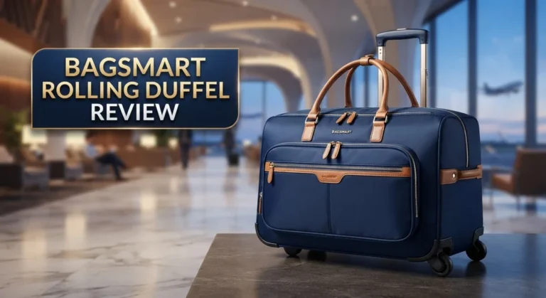 Bagsmart Rolling Duffel Review: Hybrid Travel Bag with Spinner Wheels