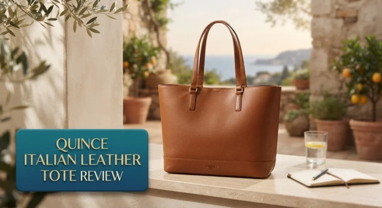 Quince Italian Leather Tote Review: Quality, Design & Versatility
