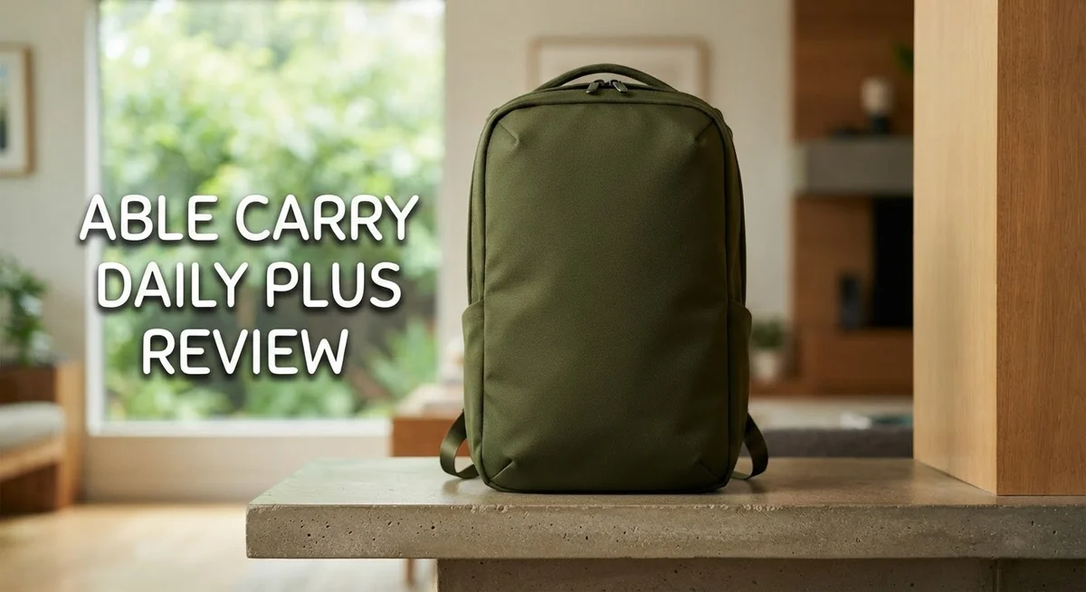 Able Carry Daily Plus Review: Minimal EDC Backpack Worth It?