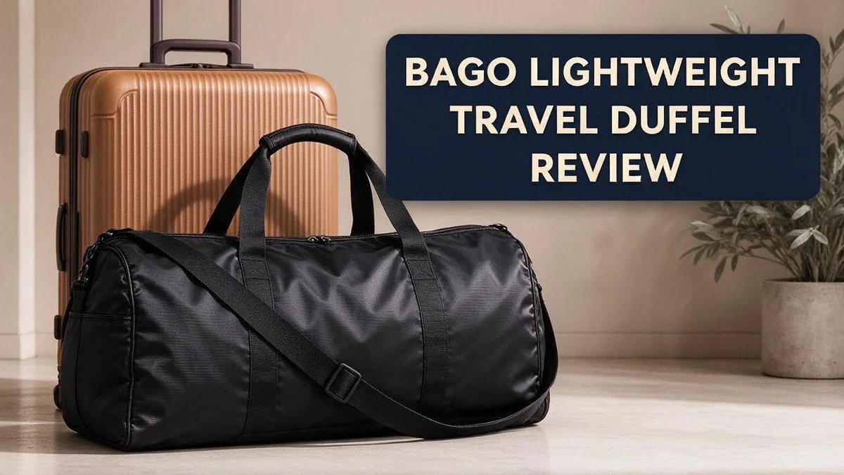 Bago Lightweight Travel Duffel Review: Weight, Capacity, and Carry-On Performance