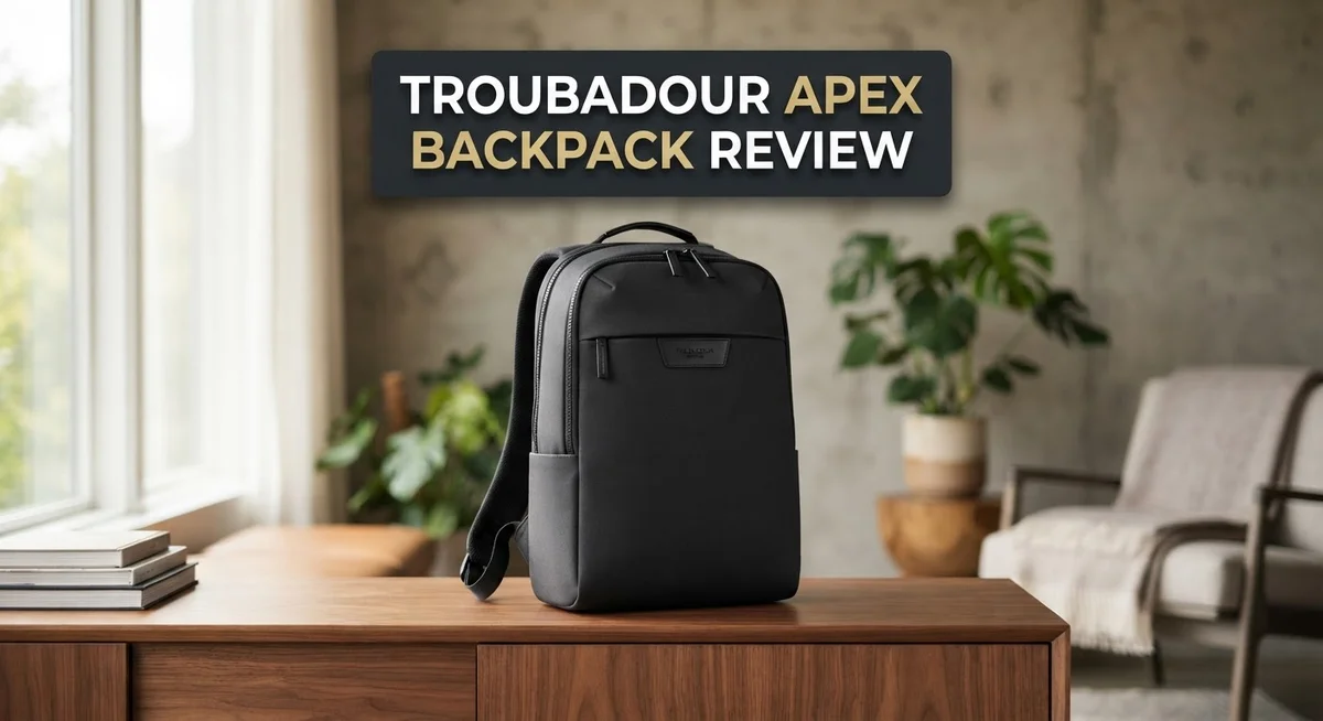 Troubadour Apex Backpack Review: Design, Capacity, and Performance